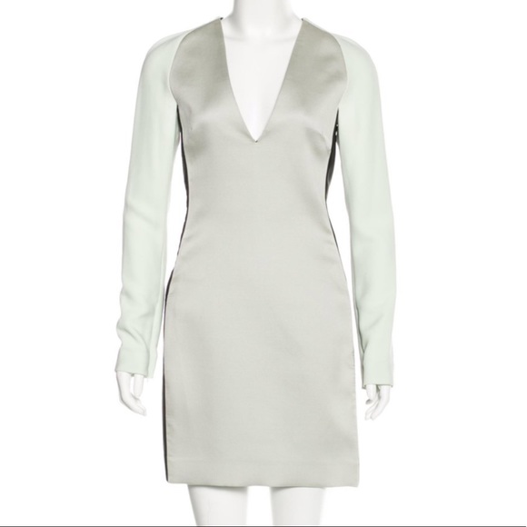 SOLD ANTONIO BERARDI Colorblock Mini Dress - Picture 1 of 4